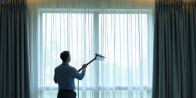 Commercial curtain steam cleaning service mcgraths-hill-nsw hotels offices